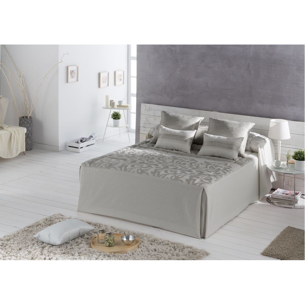 Colcha Edredón con Volante Jacquard | Maxima Calidad de Tejidos JVR - Fabricada en España