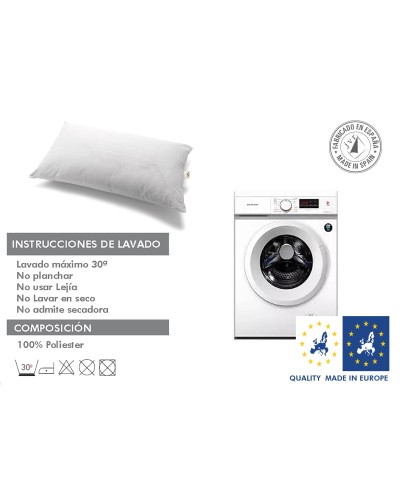 Almohada H.C.S. tacto pluma instrucciones de lavado
